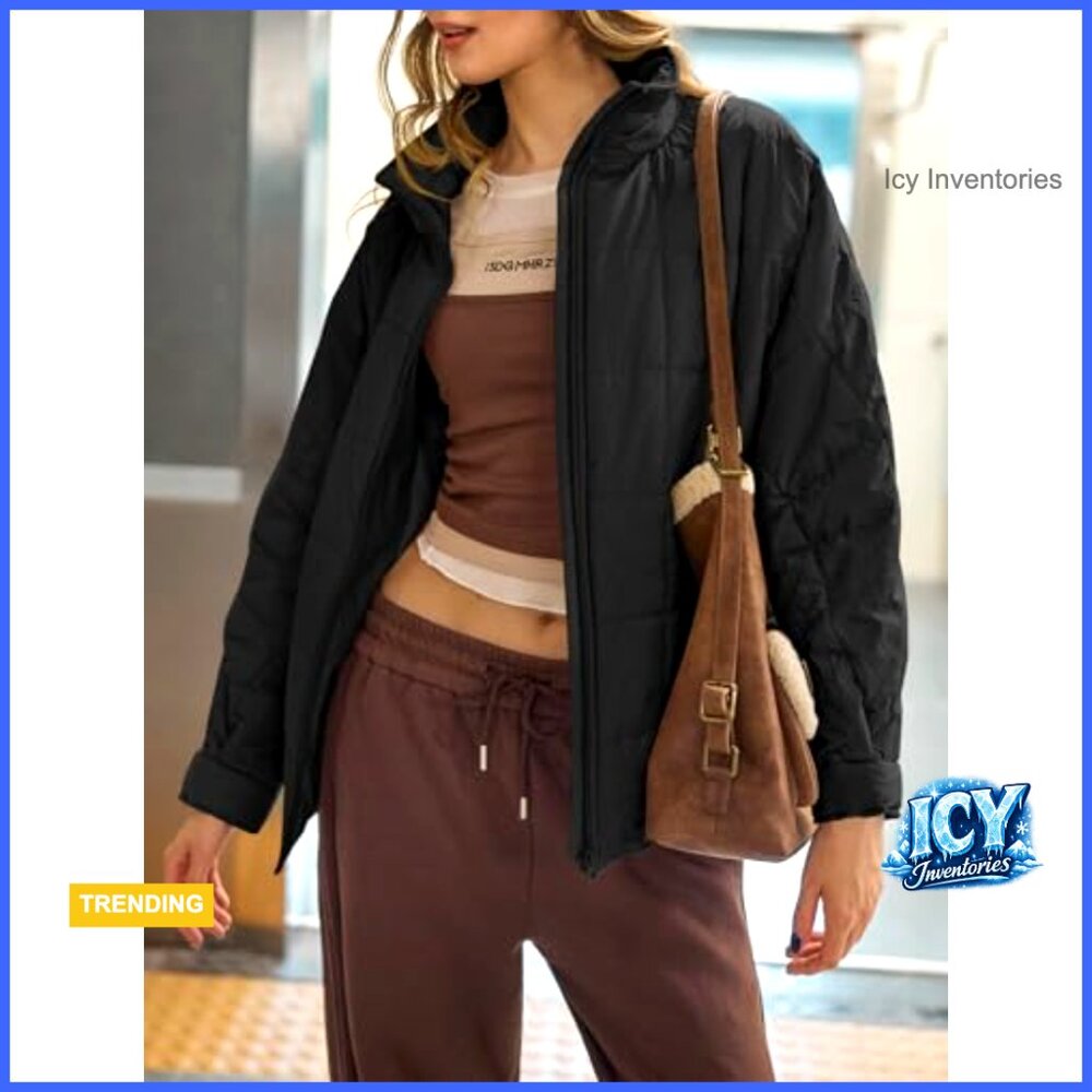 Oversized Lightweight Down Coat Packable Puffer J… - image 2